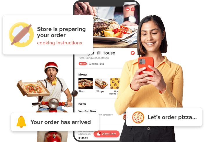 Food ordering system for campus (React Native)