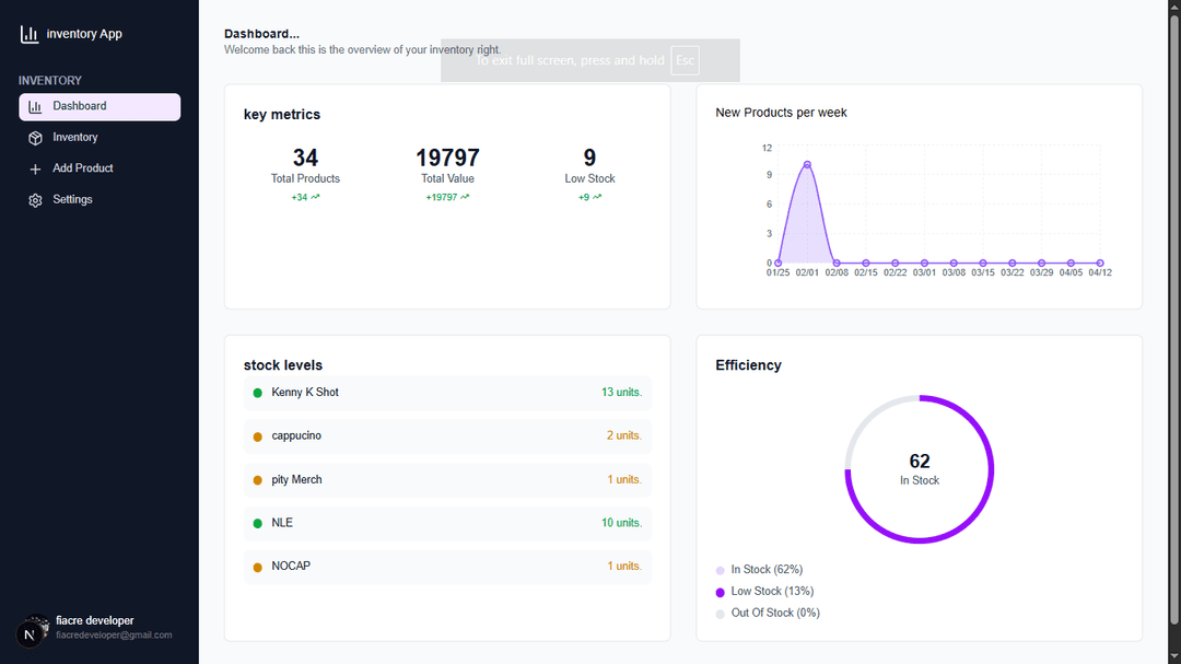 Inventory Management System (Next.js)